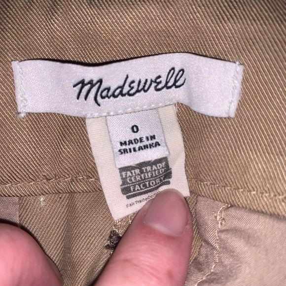 Madewell Wide Leg Pants Lyocell Cotton Linen 0 - Picture 3 of 9